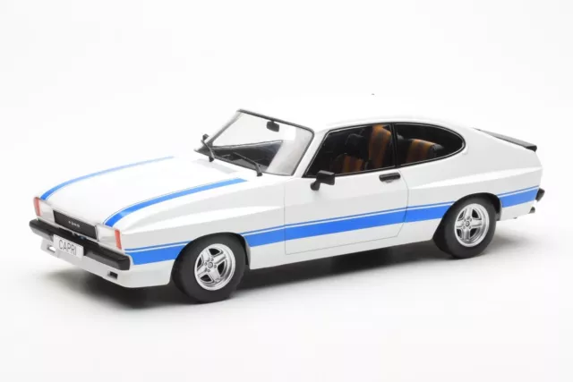 MCG18347 Ford Capri MK2 X-Pack White MCG 1/18