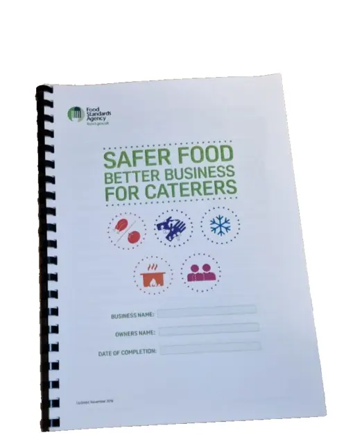 Safer Food Better Business For Caterers 2024 SFBB & 13 Month Diary -Spiral Bound