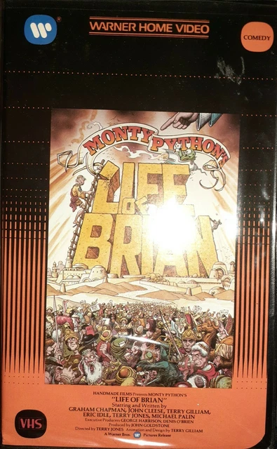 MONTY PYTHON'S LIFE Of Brian Comedy (VHS, 1983) British Comedy Warner ...