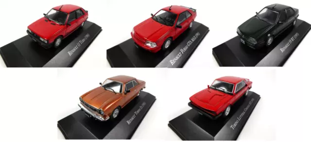Lot de 5 Renault R11 R19 Fuego 1/43 Voiture Miniature Diecast Model Car LAQV9