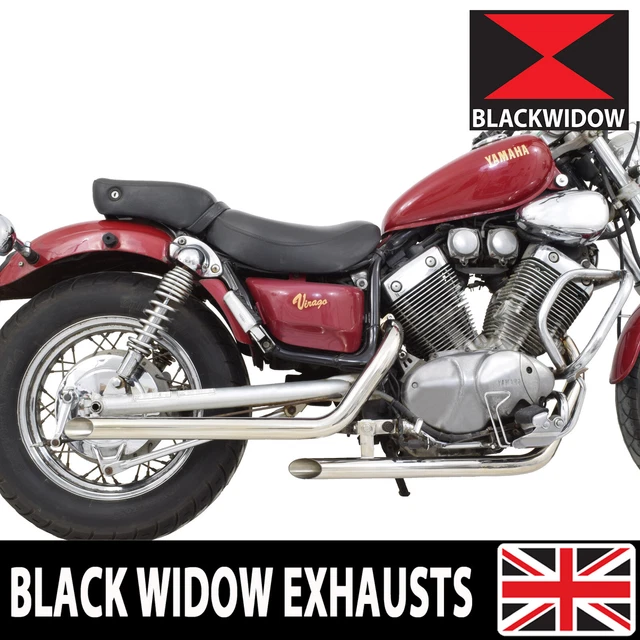 Yamaha virago 535 cheap black widow exhaust