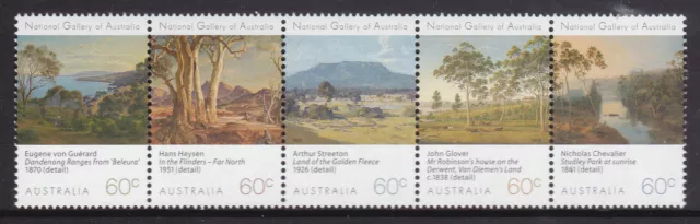 Mint 2013 National Gallery Paintings Stamp Strip Of 5