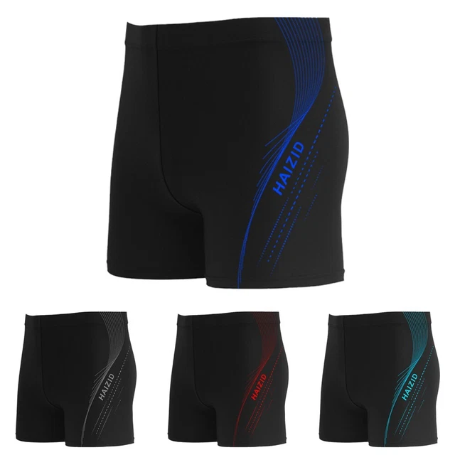 Pantaloni da nuoto uomo pantaloncini da spiaggia boxer nuoto asciugatura rapida foderati