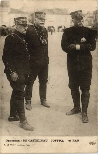 CPA AK Militaire Generaux de Castelnau Joffre (361929)