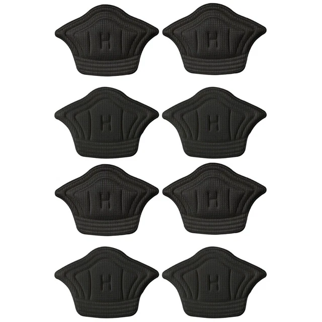 4 Pairs Sponge Follow Women's Shoe Grips Liner Silicone Heel Protector