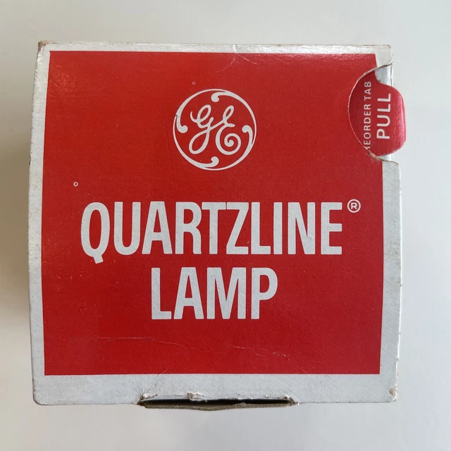 Lámpara de cuarzo original de colección General Electric GE ELB 30V 80W bombilla
