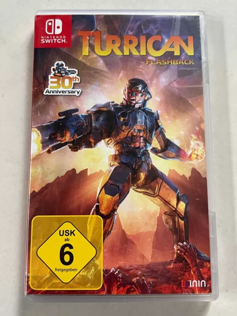 Nintendo Switch Turrican Flashback LEERHÜLLE ohne Spiel