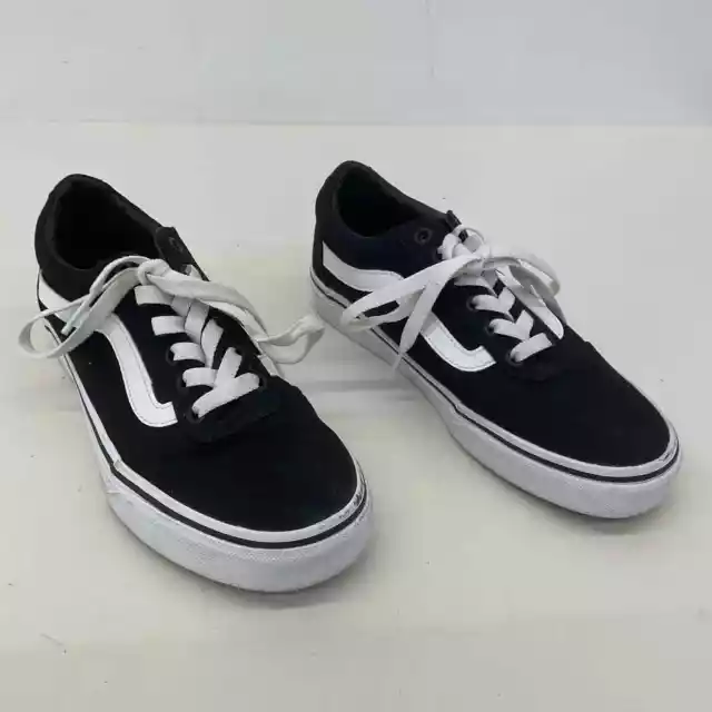 VANS Women's Black White Sneaker - Size 7 Athletic Shoes