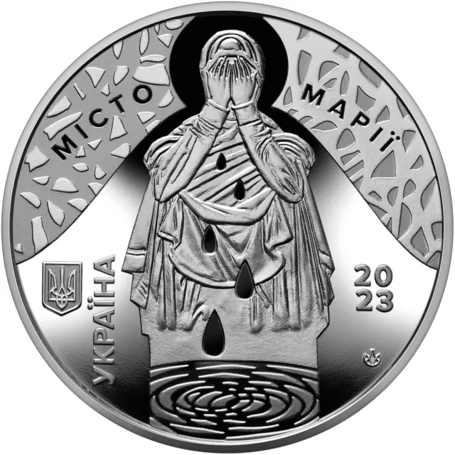 Ukraine 2023 Coin - Mariupol Drama Theater - place of unspeakable pain (medal)