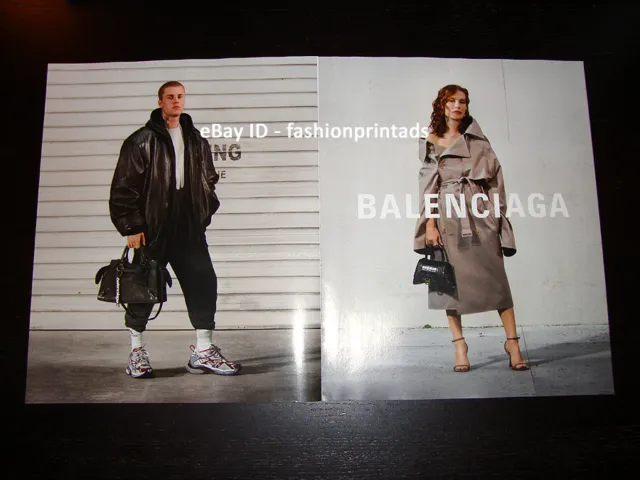BALENCIAGA 4-Page Magazine PRINT AD 2021 JUSTIN BIEBER Isabelle Huppert