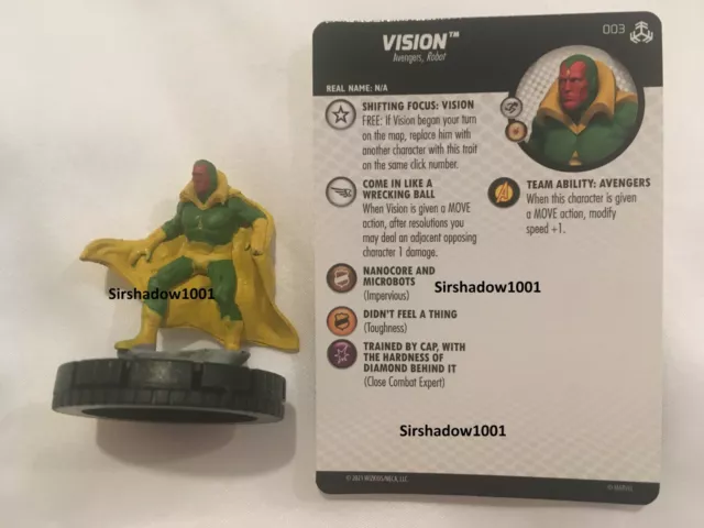 Heroclix Vision 003 Marvel Avengers War of the Realms