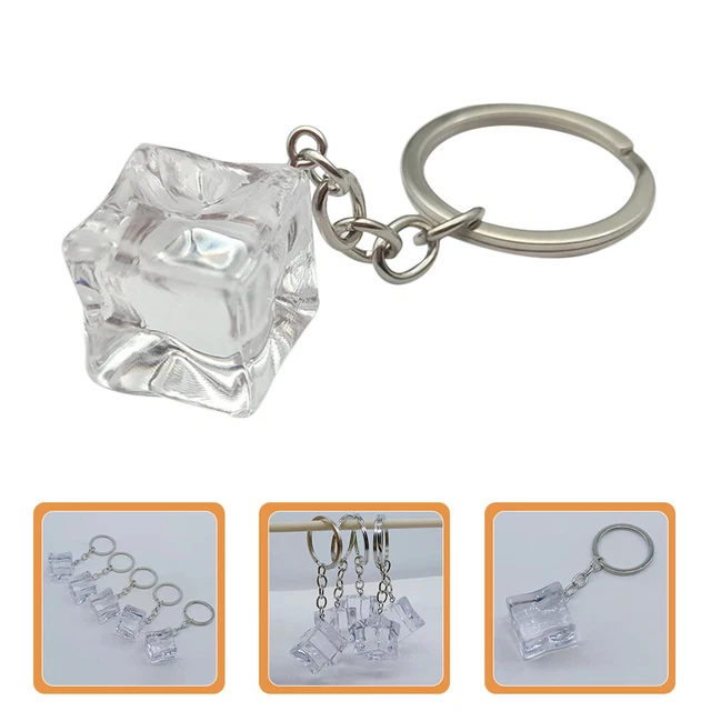 Accessori portachiavi Clastino portachiavi Cubo Ice Cube Keychain divertente