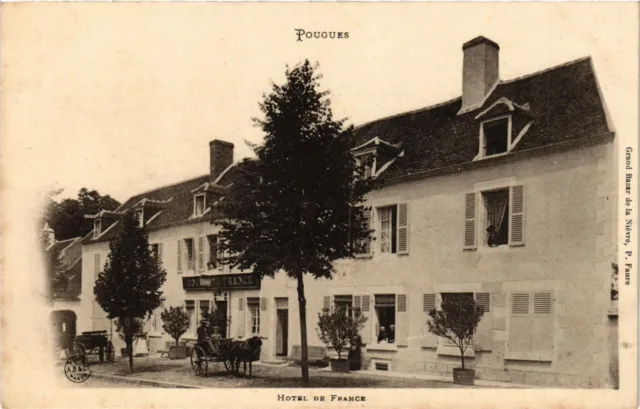 CPA POUGUES-Hotel de France (420779)