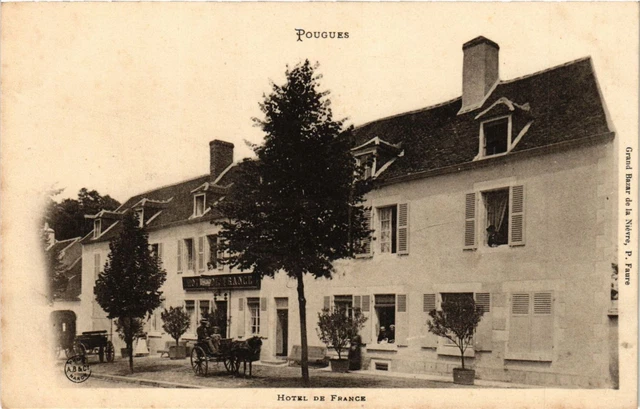 CPA POUGUES-Hotel de France (420779)