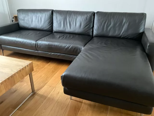 Ledercouch KOINOR, Model Omega in Jubi braun, Stellmaß ca 270x167 cm, NP 5.490 €