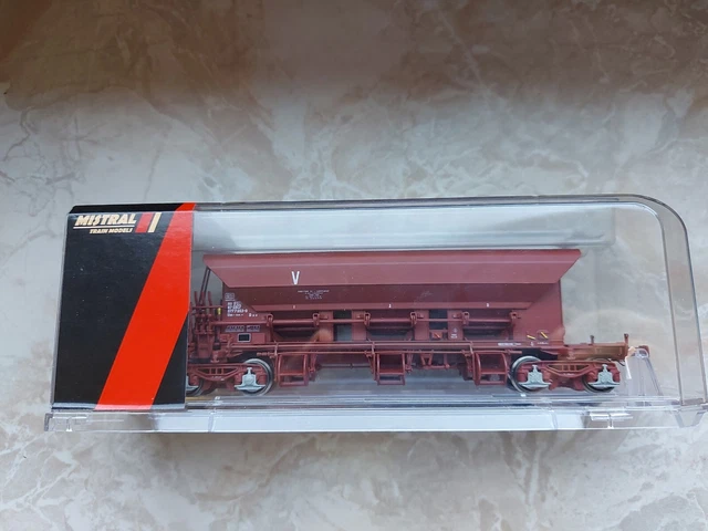 Van biervliet HO - wagon trémie ballast Uas Infra SNCF - Ferromax