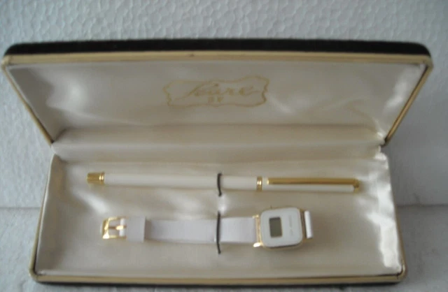 Parure 2 Pz Bianchi Dorati Couvette "Pearl" Anni '80