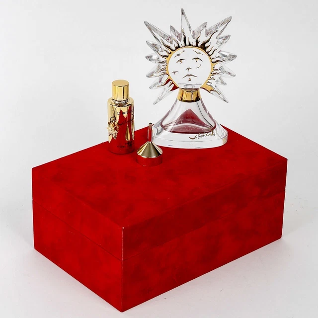FLACON LE ROY Soleil Schiaparelli Dali Cristal Baccarat Crystal