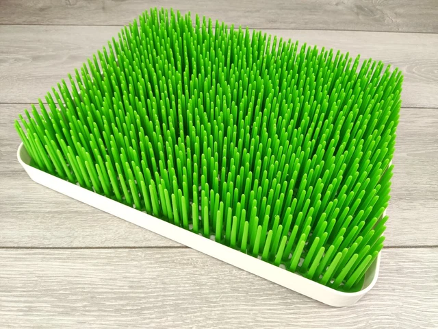Secadora de biberones Boon Grass estante césped verde/blanco libre de BPA