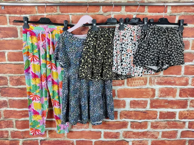 Girls Bundle Age 6-7 Years Next Zara H&M Trousers Dress Skirt Shorts Kids 122Cm