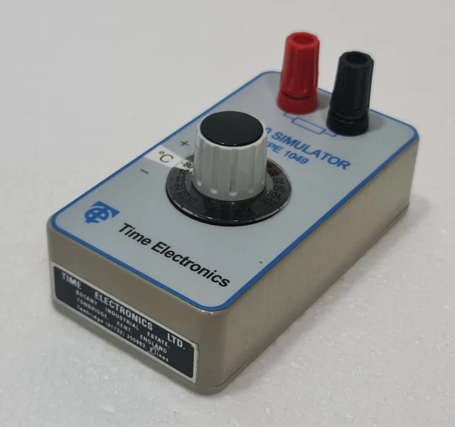 TIME ELECTRONICS Modèle 1049 PT100 Simulateur / Température Calibreur S/N :