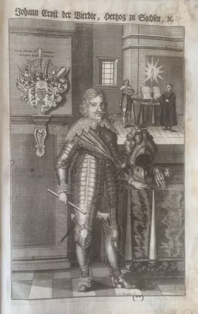 Porträt JOHANN ERNST, Herzog von Sachsen-Weimar (1594 - 1626)