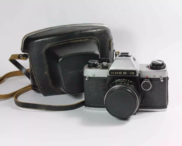 Vintage Camera Kiev-19  35mm Vintage Camera SLR Helios-81H USSR Rare