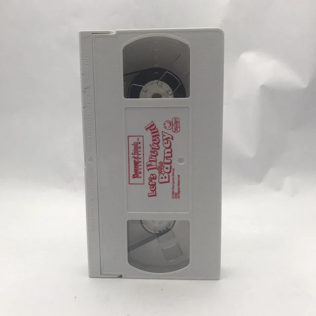 BARNEY & FRIENDS Collection Let’s Pretend With Barney VHS RARE! Sing