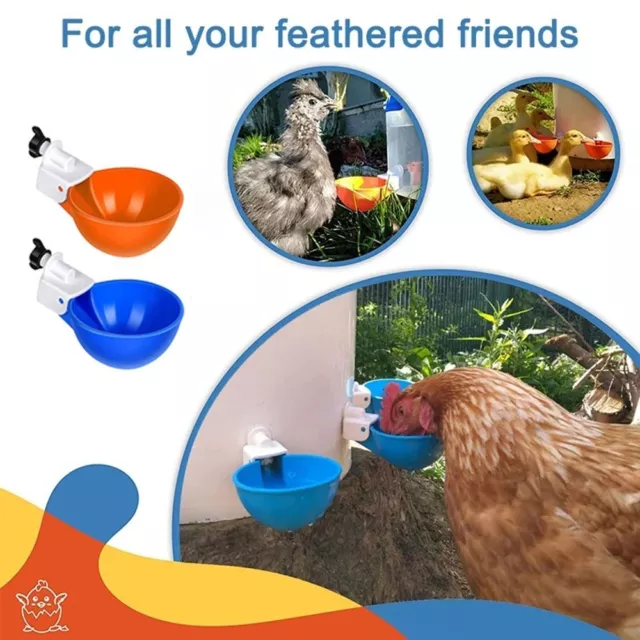4PCS Automatic Automatic Chicken Water Feeder  for Chicks Duck Goose