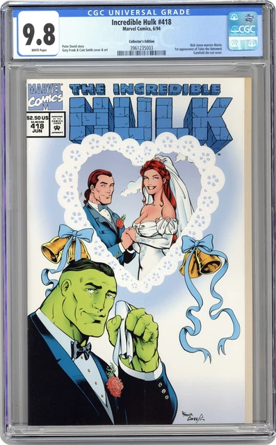 Incredible Hulk #418A Frank Bells CGC 9.8 1994 3961235003