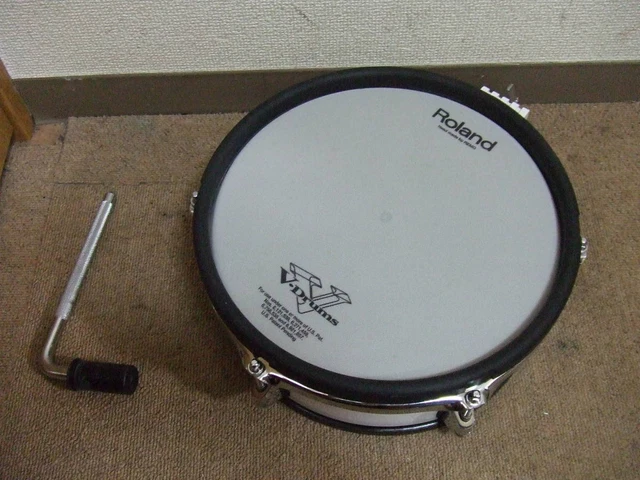 ROLAND V DRUMS PD 105 Tam Snare Electronic Drum Pad Used