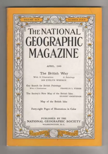 National Geographic Magazine - 1949 - April