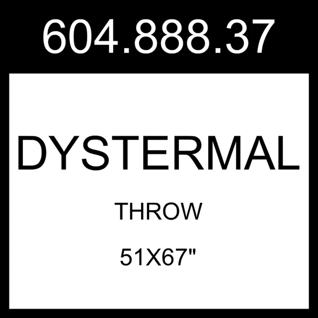IKEA DYSTERMAL Throw Off-white  51x67" 604.888.37
