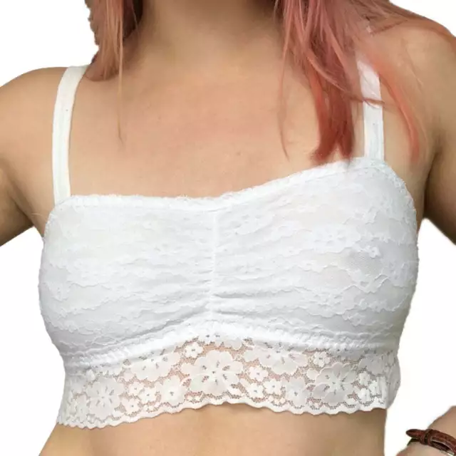 Gilly Hicks capped sleeve lace bralette