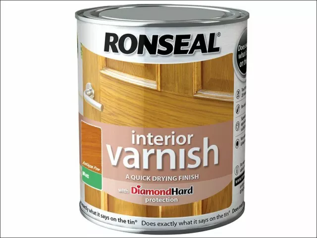 Ronseal - Barniz interior de secado rÃ¡pido mate antiguo pino 750 ml