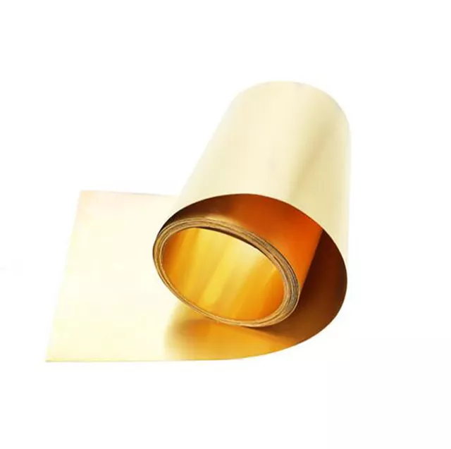 Brass Sheet Plate Cu Metal Foil Panel Strip Roll 0.01mm-1mm Thick Various Sizes