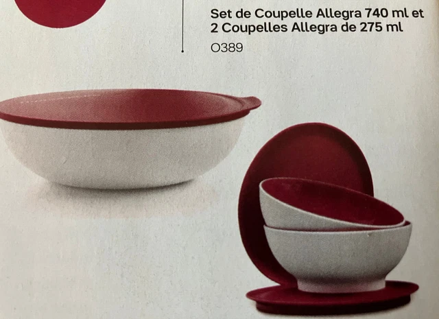 TUPPERWARE Allegra Dessert-Schälchen 275 ml