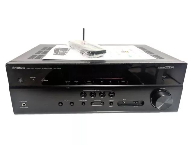 YAMAHA RX-V479 5.1 Music Cast AV Receiver WiFi Bluetooth 4K HDCP2.2 HDMI Airplay
