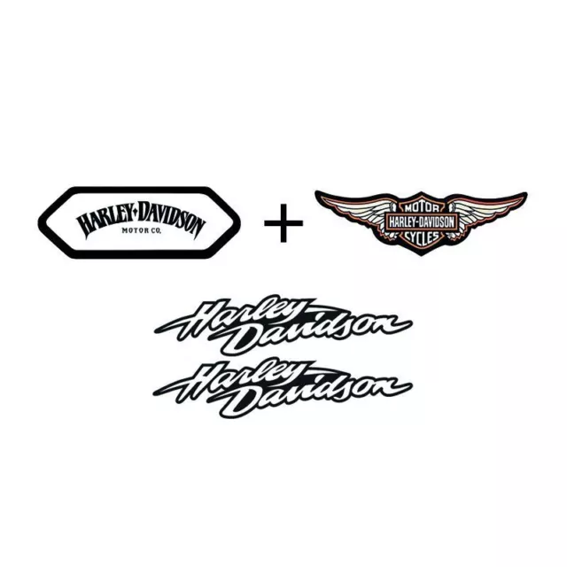 Stickers Rétro Réfléchissant Harley Davidson Vintage