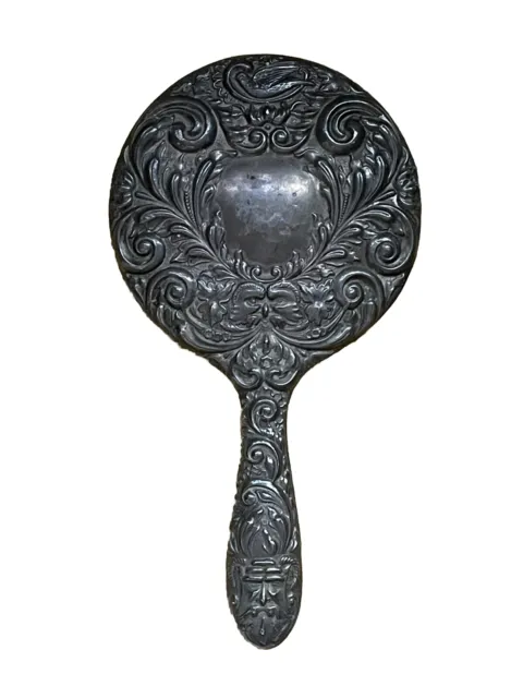 Silver 1930'S (?) Hand Mirror Broadway And Co Birmingham Sterling Silver