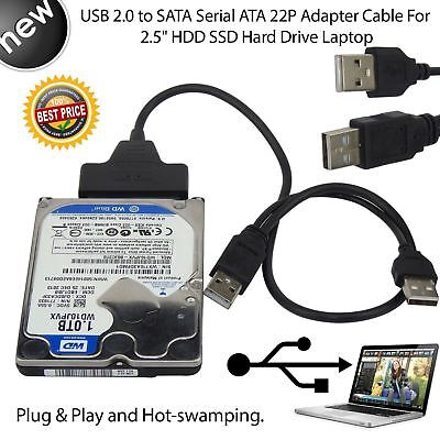 USB a SATA DISCO RIGIDO ESTERNO SSD Hard Disk Drive Adattatore cavi di piombo V4D0 
