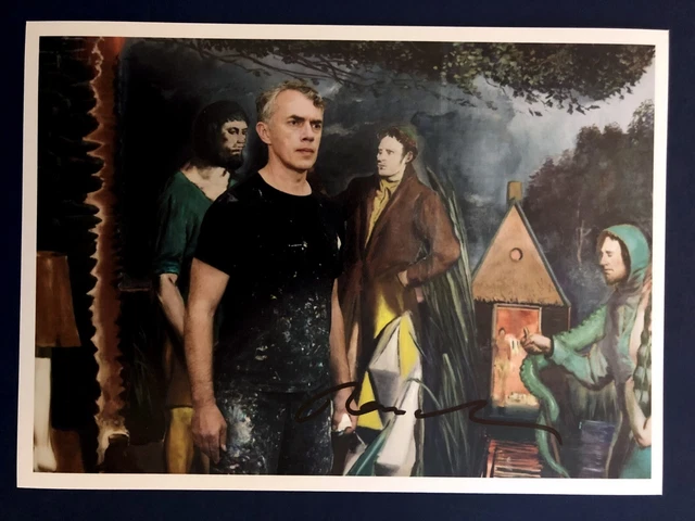 Neo Rauch 13x18 cm Signiertes Foto. Autogramm / Autograph