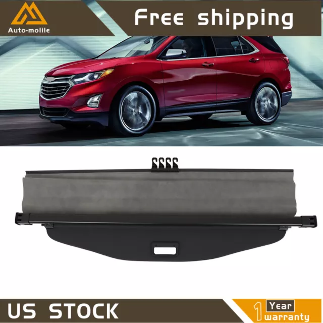 For Chevy Equinox 2018-2020 Retractable Shield Cargo Cover Privacy Trunk Tonneau