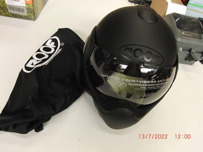 ROOF CASCO MOTO BOXER v8 SUZUKA pearlwhite/ANTRAZIT XXL 63 Casco Pieghevole NUOVO OVP 