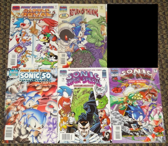 Archie Comics Sonic The Hedgehog Super Special #1 4 6 7 8 Vf Adventure Series