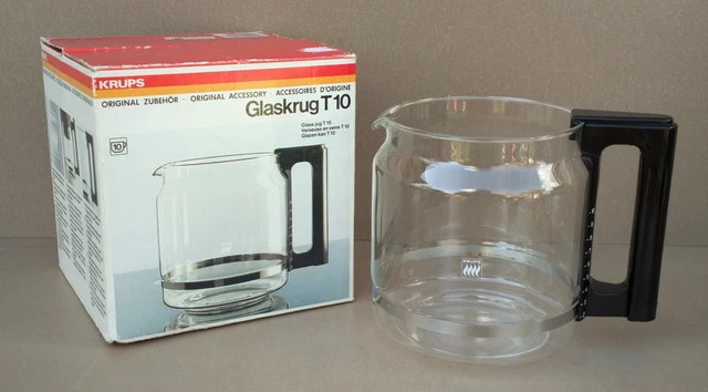 Verseuse En Verre Pour Cafetière Krups T10 Et T10 Combi - 10 Tasses - Occasion