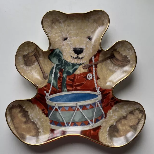 FRANKLIN MINT HEIRLOOM RECOMMENDATION LITTLE DRUMMER BEAR PLATE By Sarah Bengry