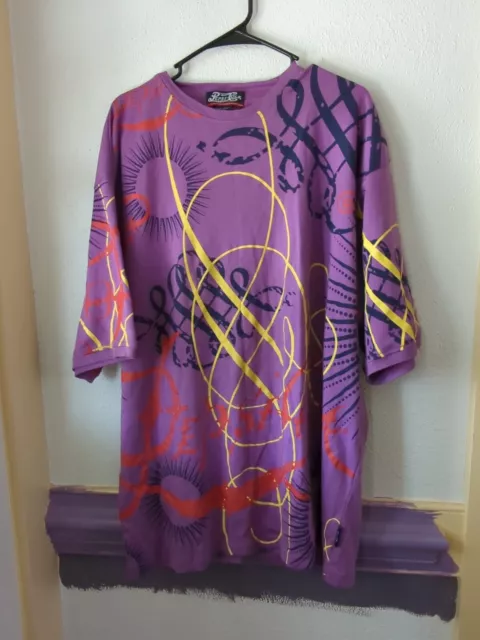 Pepsi Cola T-Shirt Purple Splash Design XXXL 100% Cotton