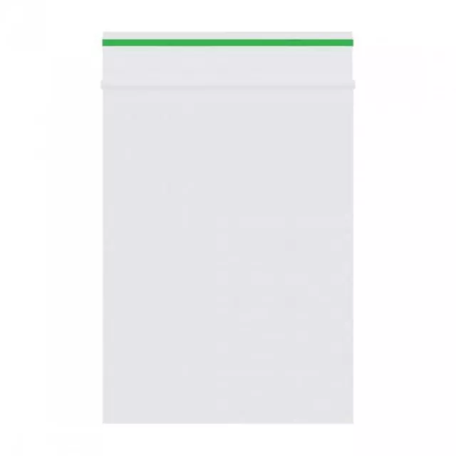 Pack Lot de 100 sachets Zip 60x80mm 90 microns Vert