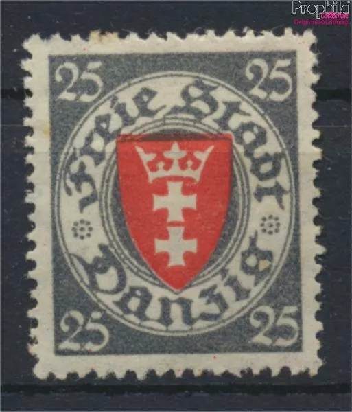 Gdansk 197x Un avec charnière 1924 Crest (9910758